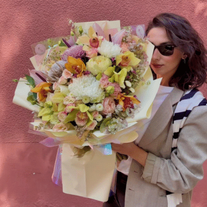 The Luxe Affair – Protea ve Orkide Buketi | Papatya Çiçek